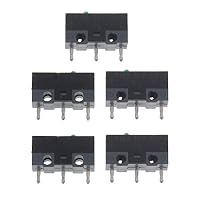 JUNESUN 5Pcs Original HUANO Mouse Micro Switch Micro Button Green Point Silver Alloy Contacts 5 Millions Lifetime