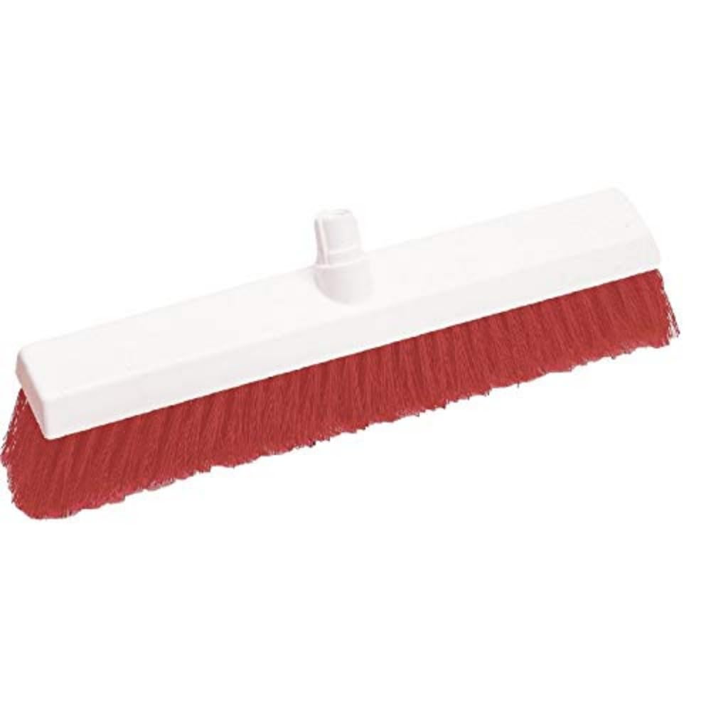Scot Young L868 SYR Hygiene Broom Head, Soft Bristle, Red