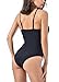 dilinte One Piece Swimwear Front Strappy Cross Women's Swimsuit Floral Print Bathing Suit (XL, Color #13)