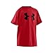 Under Armour Boys' Tech Big Logo Short Sleeve T-Shirt, Red/Black, Youth X-Large
