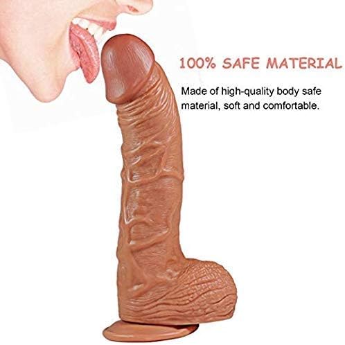 GeYao AiLove 6.29 Inch Personal Body Massǎger with Hands-Free Suction Cup Mini Flexible for Peter Pleasure