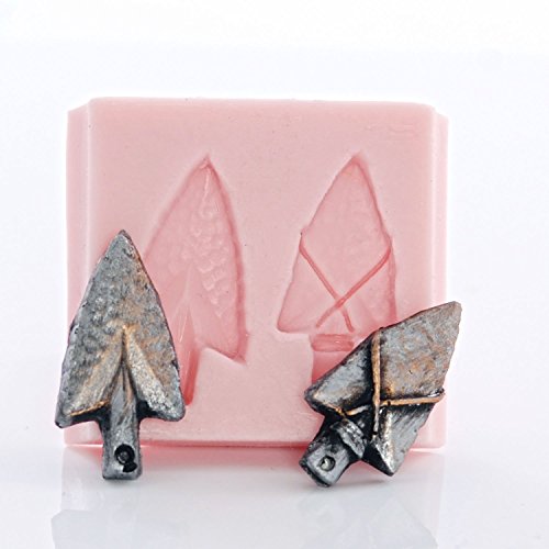 Arrow Head Silicone Mold Cake Decorating Fondant, Chocolate, Candy, Craft & Jewelry Mold Resin, Polymer Clay