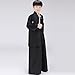 SSJ:Hakama [ Kimono Boy ] Japanese Traditional Kids Costume Child (51.1inch-130, Black)