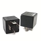2 Pack Multi Purpose Automotive Power Relay 12V 4 Pin Fits for Ford Land Rover Jaguar