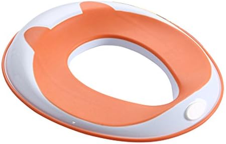Toilet Training Seats WANYI Toilet Trainer Ring, Training Seat Babies, Boys And Girls Kids Toilet Trainer (Orange)