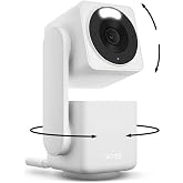 WYZE Cam Pan v4 4K Indoor/Outdoor Security Camera, 360&deg; Pan/Tilt, 8x Zoom | AI Motion Tracking, Color Night Vision, Wi-Fi 6 &amp; Physical Privacy Mode