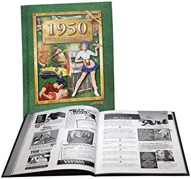 1950 What A Year it Was: Birthday Hardcover Coffee Table Book