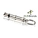 CLD Brands Best Dog Training Whistle - Bonus User's Guide and Training Tips - Adjustable High Pitch Frequency - Control Barking – Teach Commands - Discipline - Get Attention