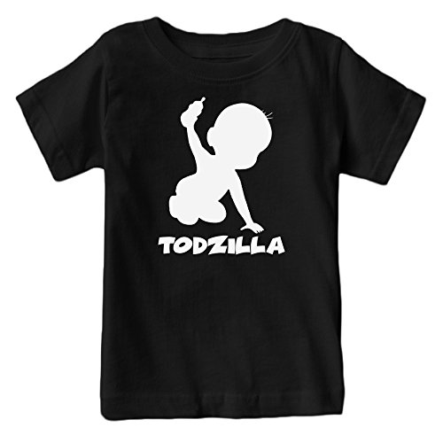 Fantastic Tees Baby Todzilla Funny Kids Toddler T-Shirt (4T)