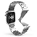 Fwheel Compatible With Apple Watch Band 42mm&44mm,Stainless Steel Replacement Smart Watch Band With Double Button Folding Clasp Compatible With Apple Watch Series 1 2 3 4,Sport,Edition(Silver 42mm)