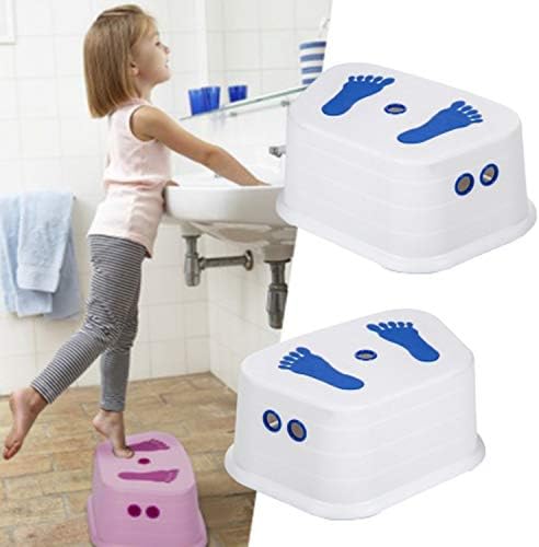 Cocuk Tabure Yukseltici Basamak Kiz Ve Erkek Cocuk Bebek Oturagi Mavi Amazon Com Tr