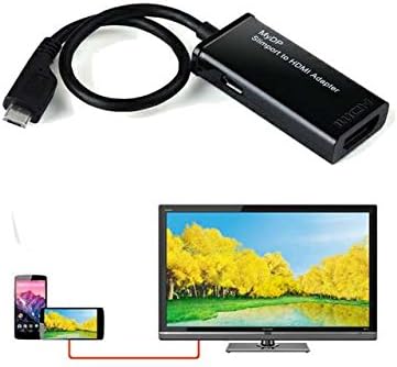 Professional SlimPort HDMI Adapter for LG VS985 Smartphone! Connect while charging to any HDMI TV, HDMI Monitor, HDMI Projectors, or any HDMI Enabled device. (Black)