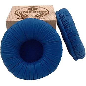 misodiko Replacement Round-70mm Cushions Ear Pads - for JBL T450BT T500BT, Tune 500BT 600BTNC On-Ear/Sony MDR-V150 V200 V250 V300 V400 ZX300, Headphones Repair Parts Earmuff Earpads (Blue)