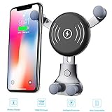 BESTHING Wireless Car Charger - Air Vent Phone Holder - Car Cradle Mount, 10W Compatible for Samsung Galaxy S9/S9+/S8/S8+/S10/S10+/Note 8/9, 7.5W Compatible for iPhone Xs Max/Xs/XR/X/ 8/8+ (Black)