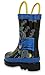 DC Comics Kids Boys' Batman Character Printed Waterproof Easy-On Rubber Rain Boots (Toddler/Little Kids)