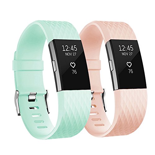POY Fitbit Charge 2 Bands, Classic & Special Edition Replacement bands for Fitbit Charge 2, Large Small