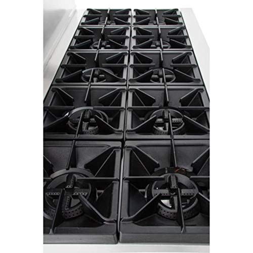 Empura 60" Stainless Steel Commercial Gas Range with Two Ovens, 10 Burners, 362,000 BTU