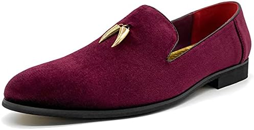 Amazon.com | Alfani Mens Burgundy Padded Zion Round Toe Slip  display picture 1