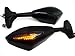 OrangeTag Smoke LED Integrated Mirrors for Yamaha Fzr600 YZF 600 R6 R6s R1 Suzuki ...
