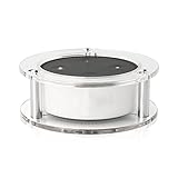 HAHOME Acrylic Speaker Base Stand,Ceiling Wall Mount Protective Stand for Echo Dot (2nd Generation), Clear