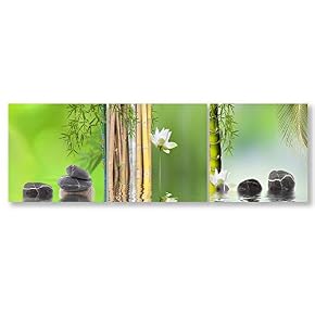 Cobblestone Home Artwork for Living Room Bedroom x3 Panels
