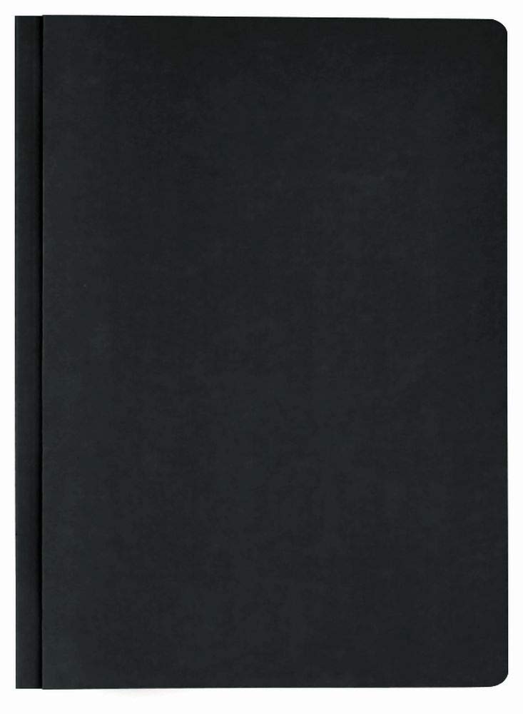 Elba 23462BL Extra Thick 320 g/sq. m Manila Cardboard for 200 DIN A4 Pages Set of 50 Blue File with Two Clips Black