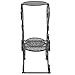 Decorative Black Metal Scrollwork & Leaf Design 3 Tier Potted Plant Stand/Flower Pot Holder Display