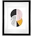 Abstract Circle Mid Century Art Print Mid Century Circle Mid Century Wall Art Geometric Print Circle Print Watercolor Print Circle Art Print Circle Art Wall Print Midcentury Modern 8x10 Unframed