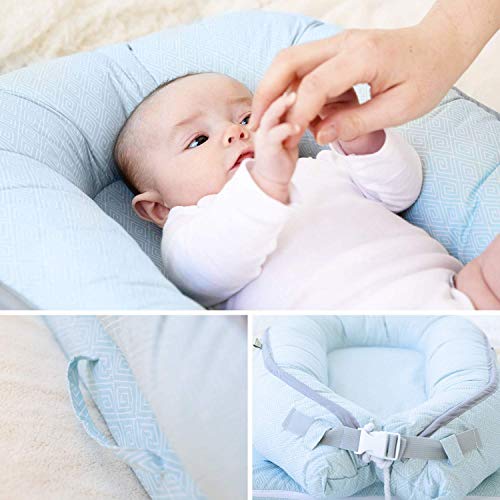Premium Organic Baby Nest by LaLaMe WaterResistant Baby Lounger