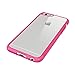 LUVVITT [ClearView] Hybrid Scratch Resistant Back Cover with Shock Absorbing Bumper designed for Apple iPhone 6/6s (4.7) - Neon Pink