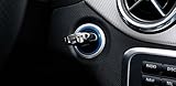 Eppar New Start Button Cover for Mercedes Benz C-Class W204 2008-2013 C180 C200 C250 C300 (Blue)