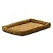 MidWest Homes for Pets Bolster Dog Bed 48L-Inch Cinnamon Dog Bed w/Comfortable Bolster | Ideal for Extra Large Dog Breeds & Fits a 48-Inch Dog Crate | Easy Maintenance Machine Wash & Dry