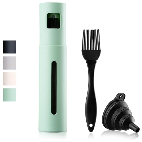 Schmidt &Amp; Kramer Ölsprüher I Hochwertige Öl-Sprühflasche Aus Edelstahl &Amp; Glas, Für Gesundes Kochen I Praktischer Sprüher Für Präzise Dosierung I Für Alle Speiseöl &Amp; Essig Sorten Geeignet (Mint)