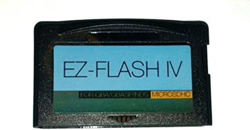 mentalKase® EZFlash IV EZ4 Cartridge w/Newest v1.77 BIOS! Micro SD Card Adapter for Gameboy Advance Flash Cart GBA SP NDS NDSL (EZ-FLASH IV 4)