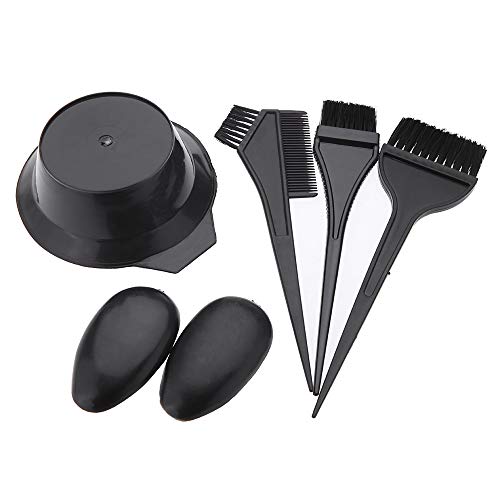 5Pcs Makeup Accessories Hairdressing Combo Salon Hair Colouring Brush Dye Comb Mixing Bowl Dye Tint Tool Set Styling Tools Kit