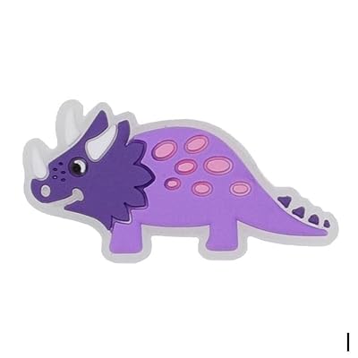 glow in dinosaur croc charms