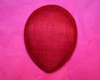 Sinamay Teardrop Fascinator Base (Small) by Shinetrim