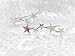 YAN & LEI Sterling Silver Mix Linked Stars Sweep up Ear Pin Crawler Cuff Wrap Climber Earrings