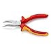 Knipex 25 26 160 Radio Pliers with soft grip angled VDE-tested