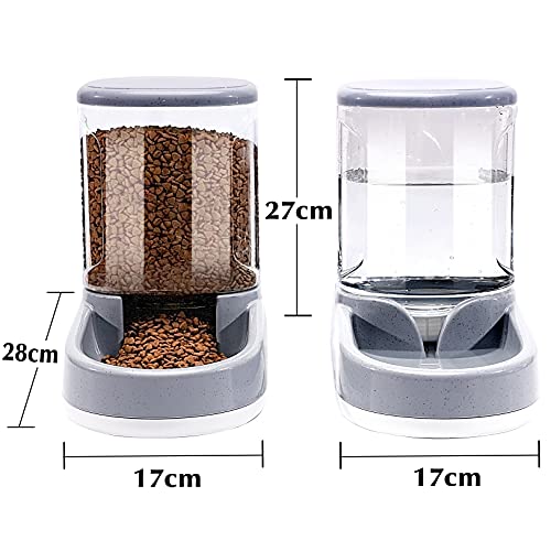 LeYoMiao Automatic Pet Feeder Medium and Small Pet Automatic Food Feeder and Drinker Set 3.8 L, Dog Travel Supplies… - Image 3
