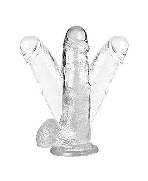 8‘’ Soft Silicone Material Female Body Relax Item Used in Everywhere (Pink) (Transparent)