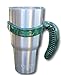 BIG DOG 7 Handle Grip for 30 oz Stainless Steel Tumbler fits Yeti Rambler RTIC Ozark Trail and many others (Handle Only Tumbler not Included) (Green Camo) Green Camouflage