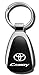 Au-Tomotive Gold, INC. Toyota Camry Black Tear Drop Key Chain
