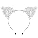 XIMA 2017 New Style Lace Cat Ears Girls Hair Accessories Headwear Children Cat Ears Hairband Headband for Birthday Party Women Cat Ears Headbands (8pcs)
