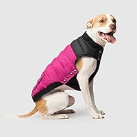 Canada Pooch | Summit Stretch Dog Vest | Water-Resistant Dog Puffer Vest, Plum, Size 16