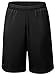 TM-MBS02-BLK_X-Large Tesla Men's Cool Mesh Basketball Shorts Smooth HyperDri With Pockets MBS02