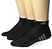 adidas Men's Superlite Stripe Low Cut Socks (3-Pair), Black/Graphite/Medium Lead, X-Large