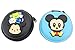 Finex - Set of 2 - TSUM TSUM & BABY MICKEY MOUSE Earphone Earpods In-ear Headphone USB cable Portable Hard Shell case