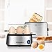 Egg Cooker 3 Egg Capacity Electric, Ellipse, KitchenBro Stainless Steel with Auto Shut Off Function
