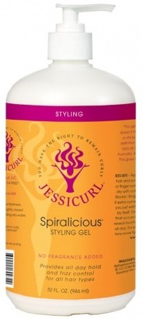 Jessicurl Spiralicious Styling Gel, No Fragrance, 32 Fluid Ounce